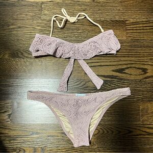 Eberjey Light Purple Lace Bikini